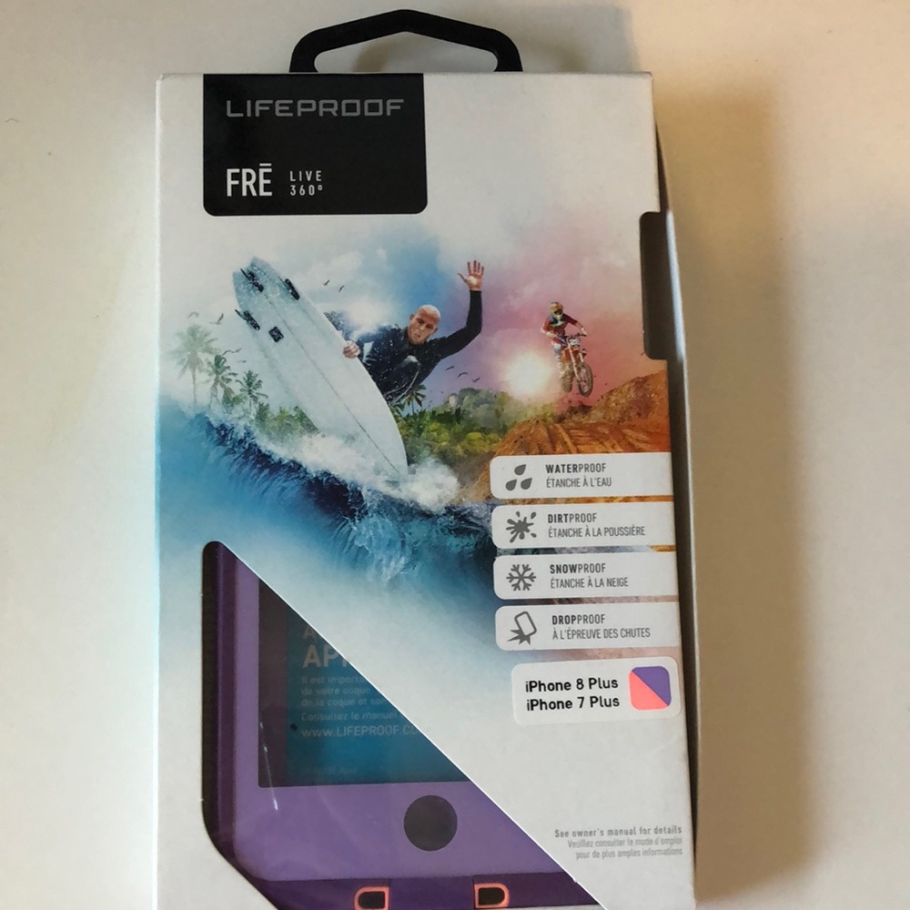 Lifeproof Brand FRE live 360 iPhone 7 plus/8 plus case